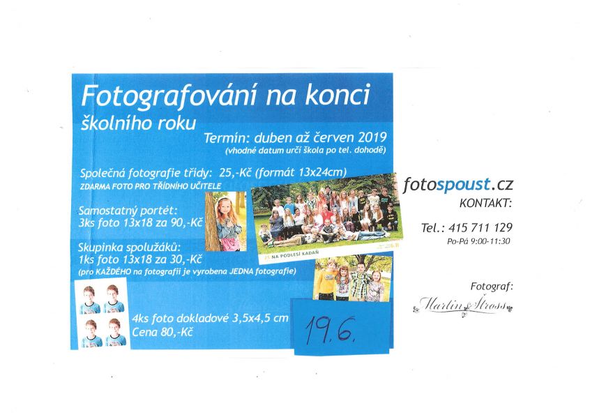 Fotografování - cenová nabídka